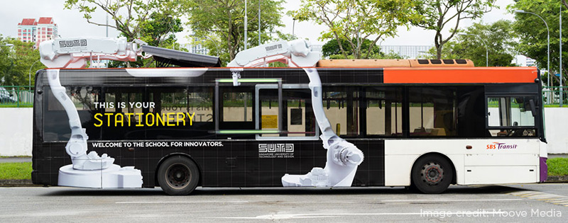 SUTD Rolls Out Singapore’s Most Complex 3D Bus Ads