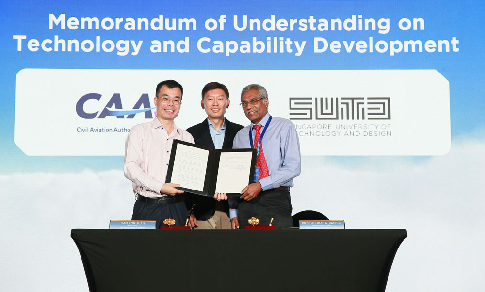 SUTD Extends Collaboration with CAAS to Include Cybersecurity and Unmanned Aircraft Systems