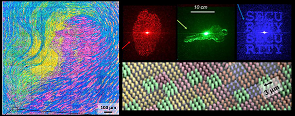 Holographic color printing for optical security