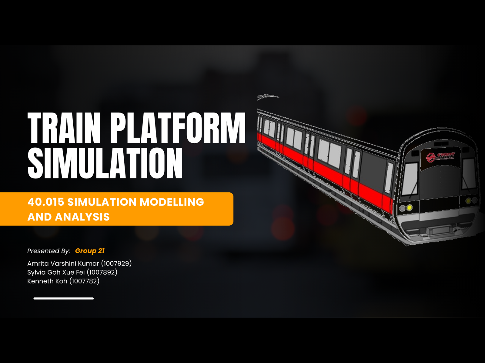 Analysing Train Station Congestion
