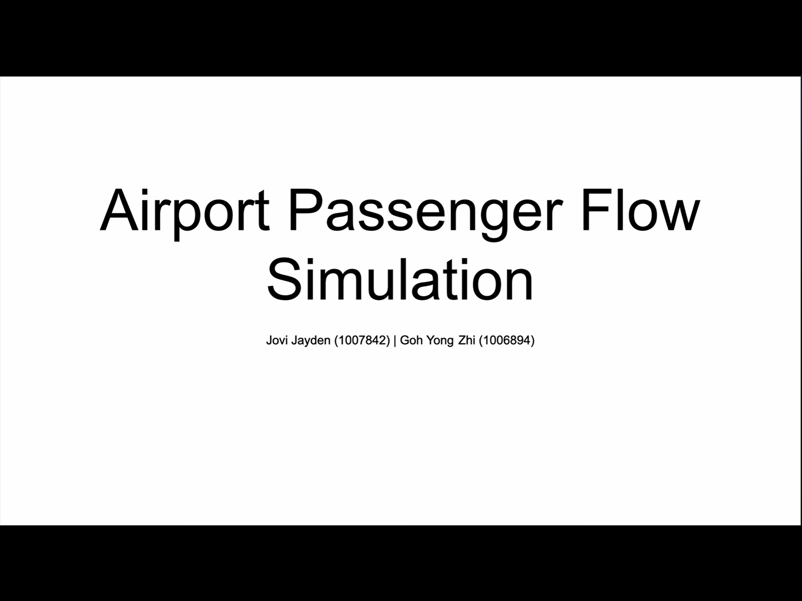 Airport Passenger Flow Simulation Terminal Operations from Check-in to Boarding