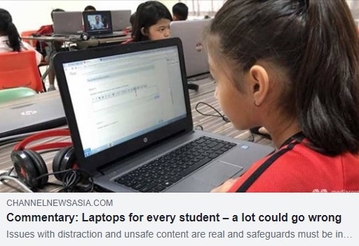 Commentary Laptops for every student a lot could go wrong
