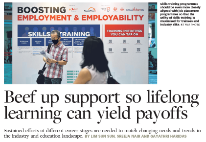 Beef up support network so lifelong learning can yield payoffs