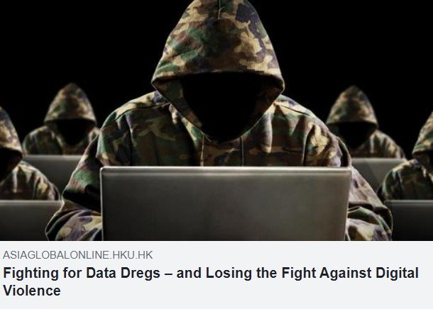 Fighting for Data Dregs and Losing The Fight Against Digital Violence