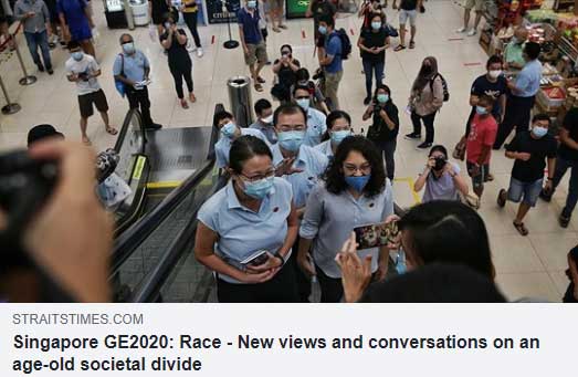 Singapore GE2020 Race - New views and conversations on an age-old societal divide