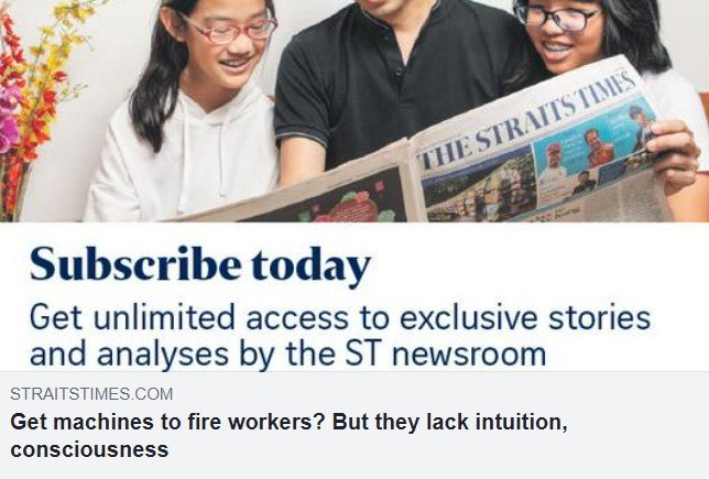 Get machines to fire workers But they lack intuition consciousness