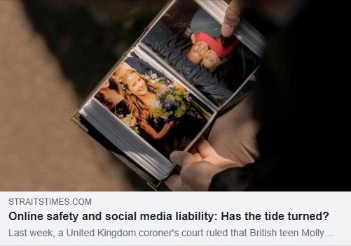 Tech Talk Online safety and social media liability Has the tide turned