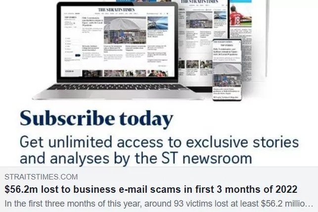 562m lost to business e-mail scams in first 3 months of 2022