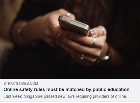 Tech Talk Online safety rules must be matched by public education