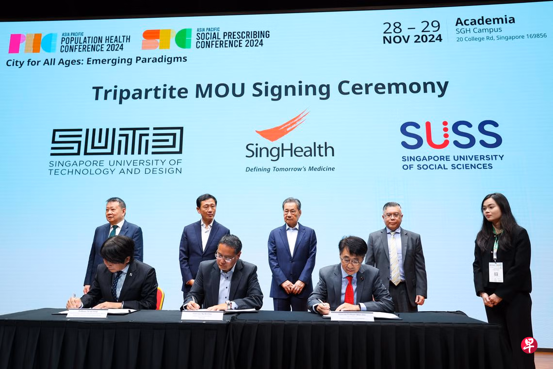 SingHealth signs MOU with two universities to develop white paper on population health