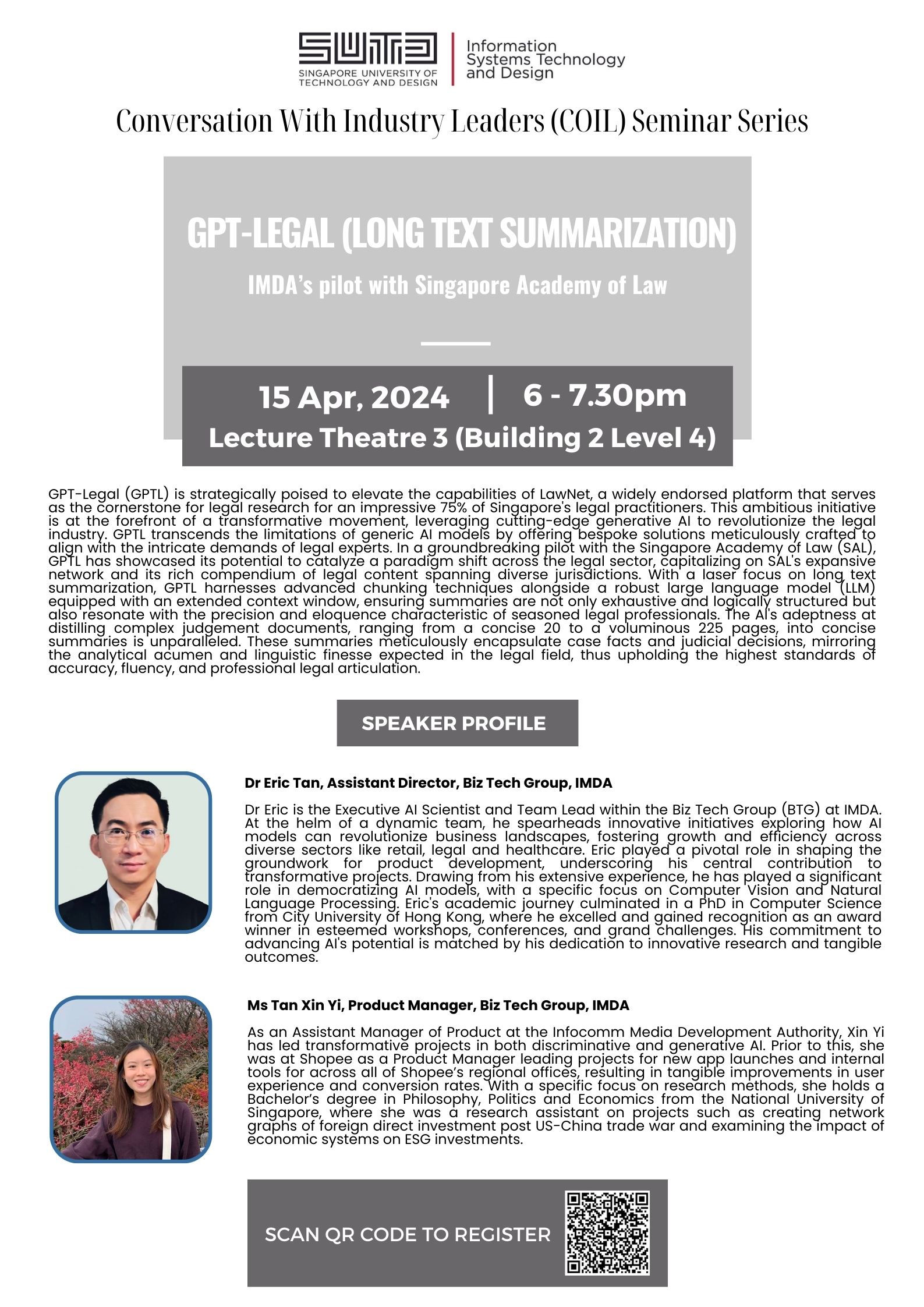 Eric Tan amp Tan Xin Yi IMDA GPT-Legal Long Text Summarization