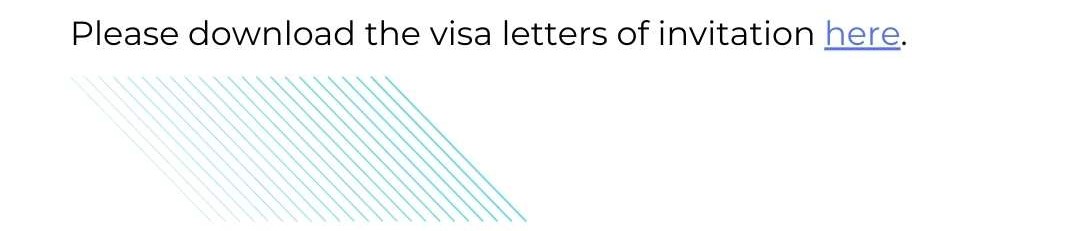 Visa information for the DCS-Water24 Conference