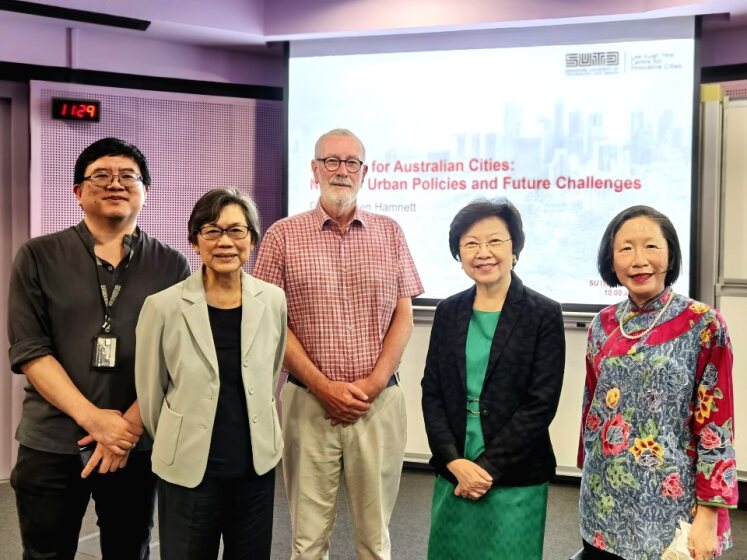 Planning for Australian Cities National Urban Policies and Future Challenges  a public lecture by Professor Stephen Hamnett
