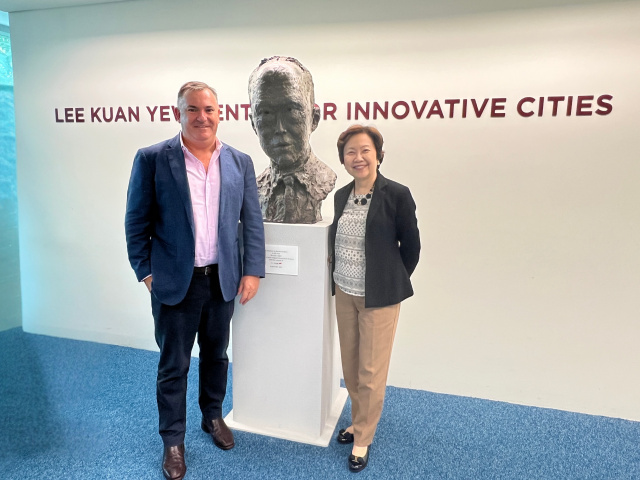 Visit by Mr Adrian Harrington Board Member of the ACT Governments Suburban Land Agency Australia