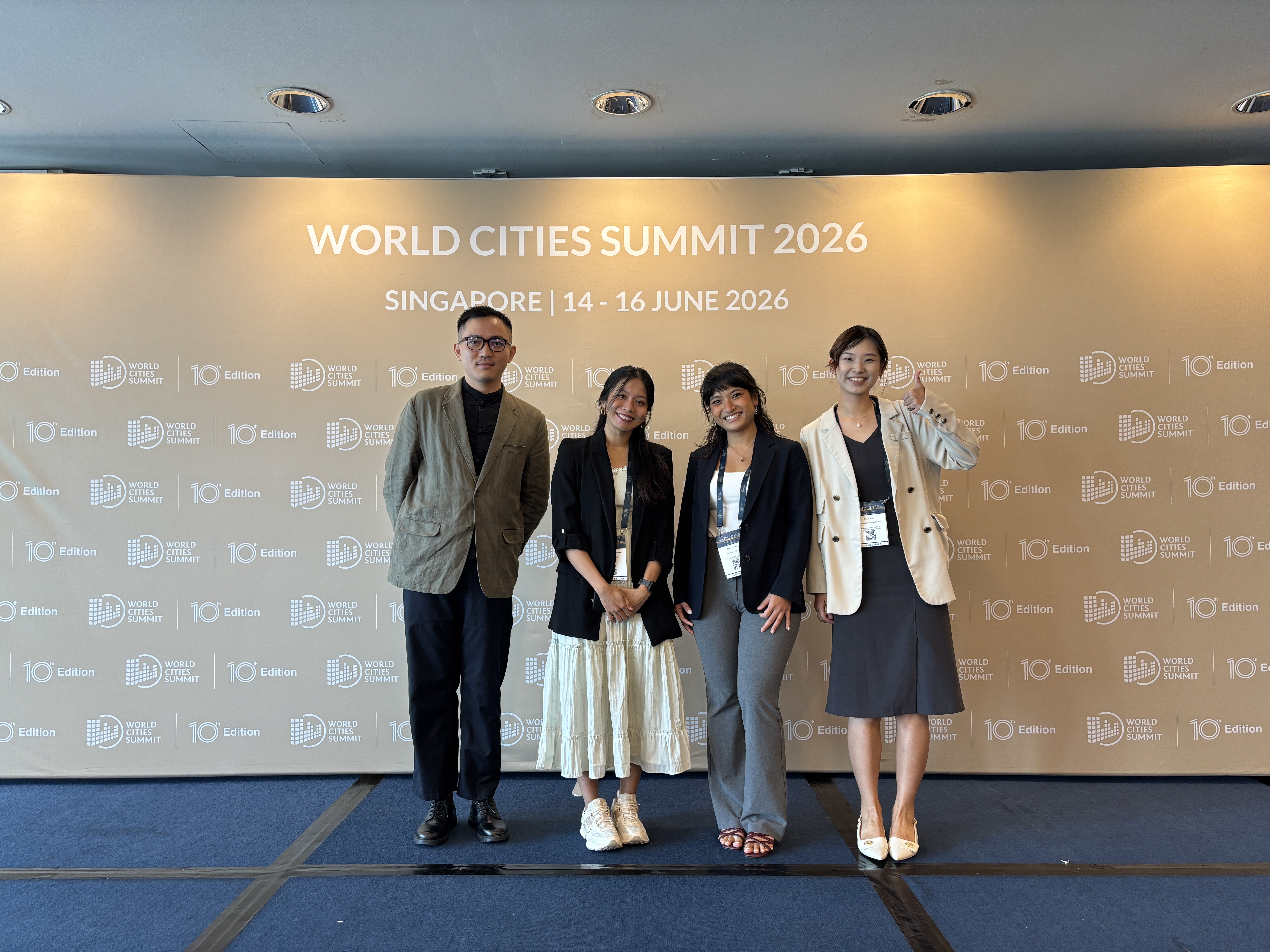 LKYCIC Young Leaders Join Global Dialogue on the Future of Cities at WCS 2026