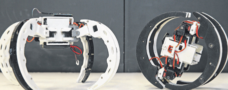 Hinged Tetro Scorpio Robots