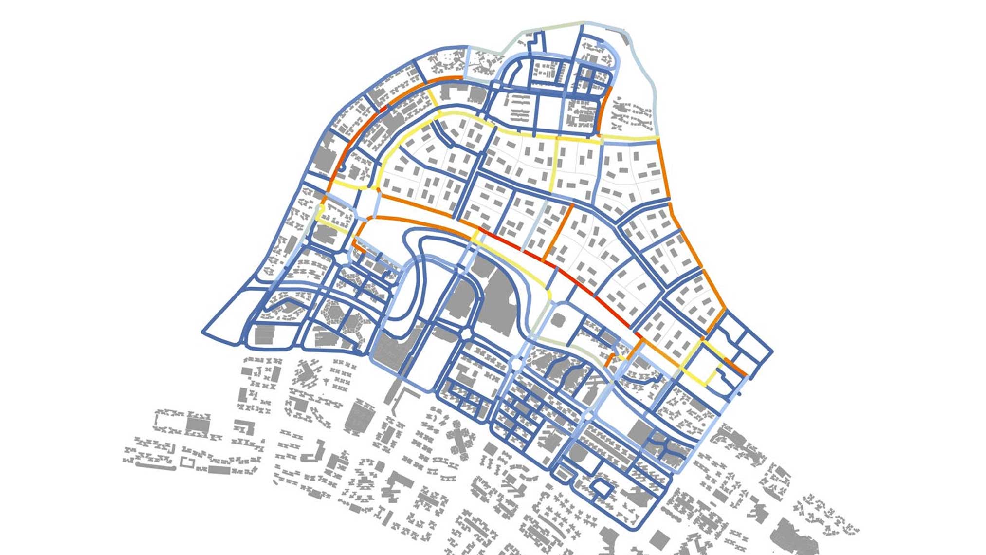 A win-win approach to designing cities for cars and pedestrians