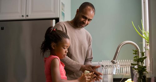 How do children learn to trust an adults non-verbal cues