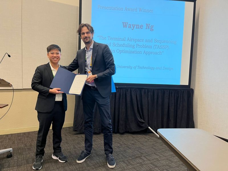 Best Student Presentation Award at 2023 INFORMS Annual Meeting