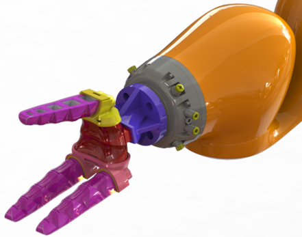 A hybrid vacuum-actuated soft gripper with active aperture pose and force control for industrial grasping and manipulation tasks