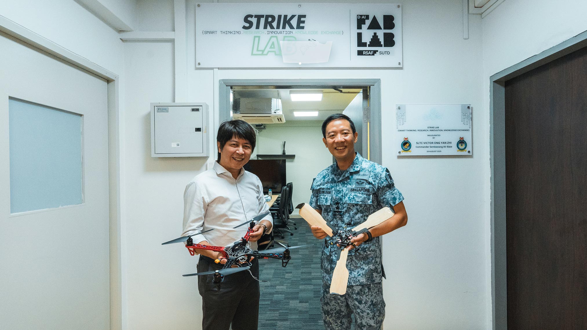 SUTD and RSAF Launch Singapores First On-Site Fast Prototyping DesignAI Fab Lab