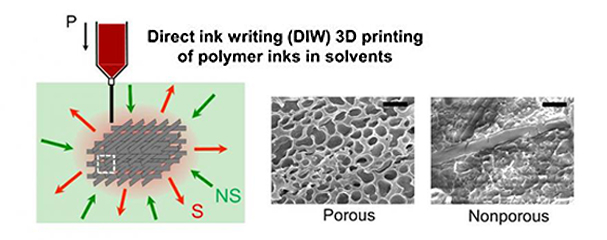 SUTD researchers developed a unique method of fabricating 3D porous structures