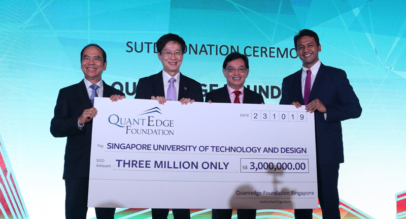 SUTD Announces New Donations New Patron and inaugural Benefactors Fellows Award at 10th Anniversary Fundraising Dinner